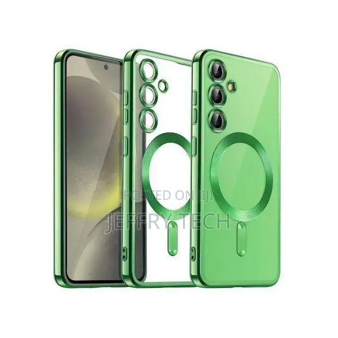 Electroplated Clear Magsafe Case With Camera for Samsung Galaxy A17