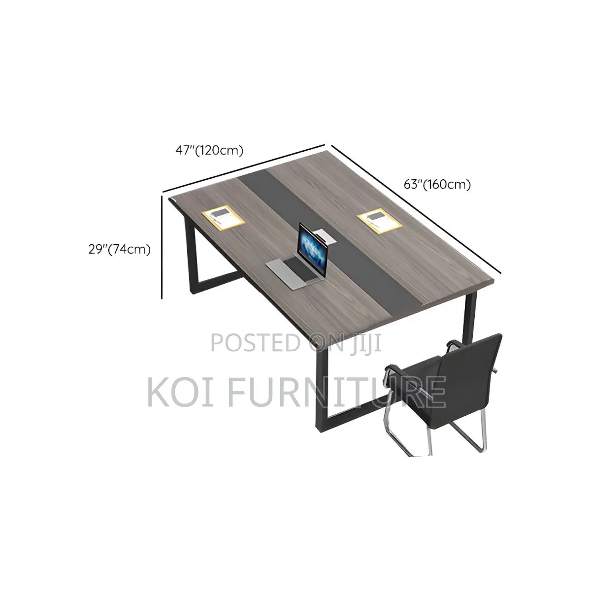 Boardroom Table; Solid Wood Executive 2.4m Boardroom Table