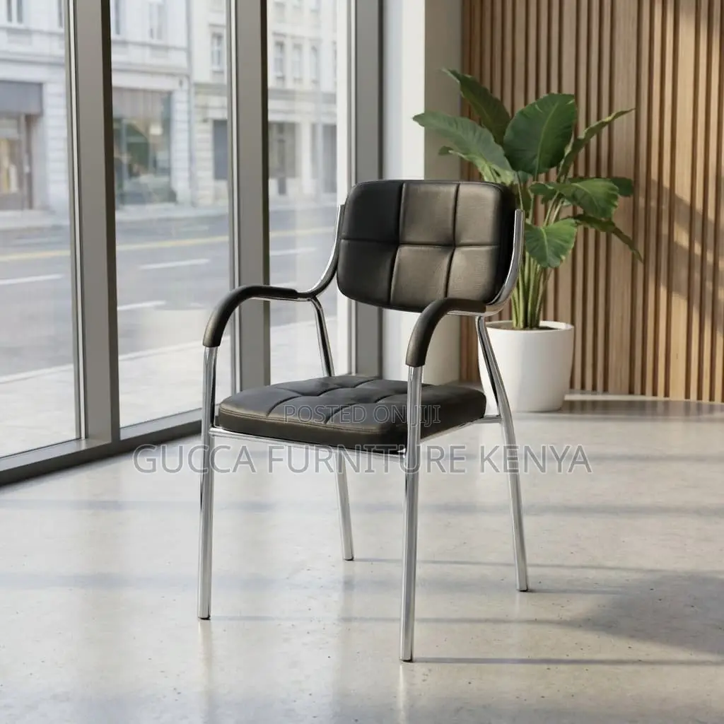 Mid-back Leather Catalina Visitor Office Chair