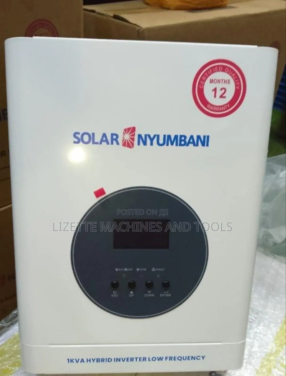 Solar Nyumbani 1kva Hybrid Inverter 12v