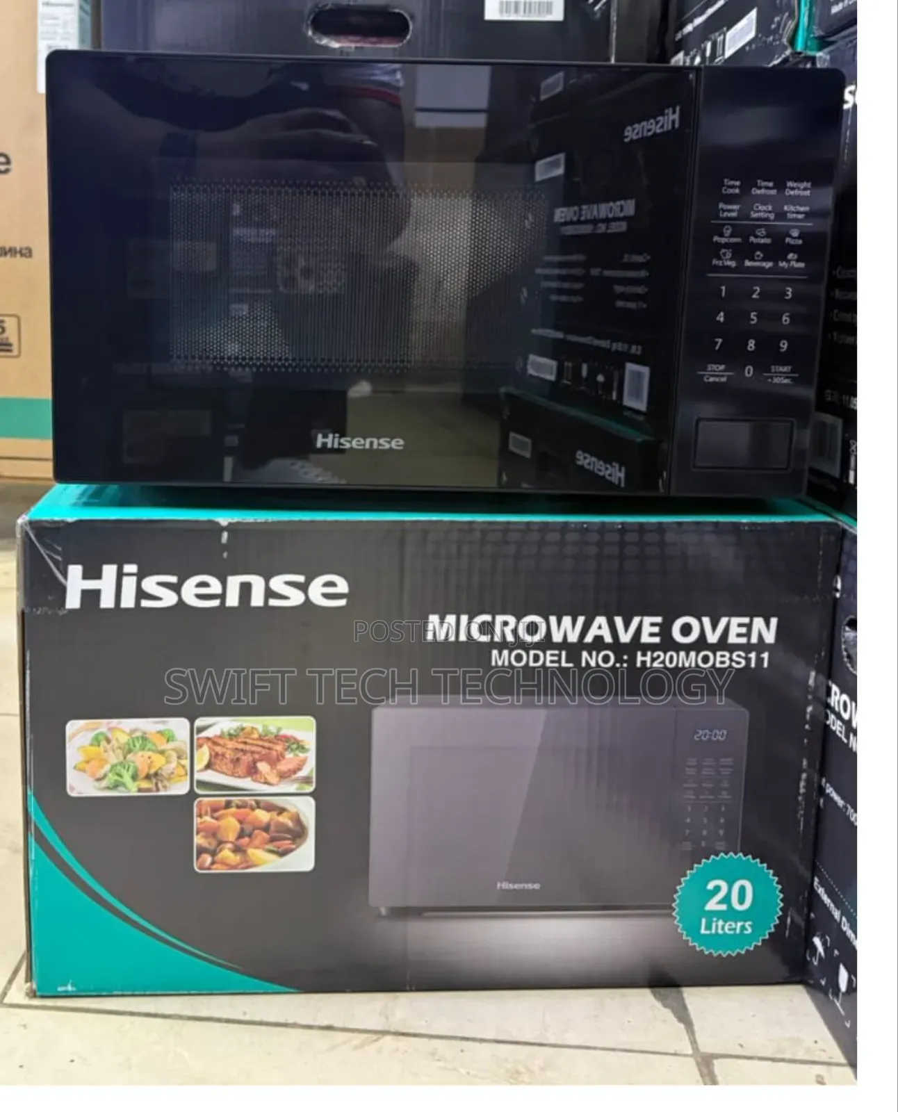 20l Hisense Microwave Digital Black