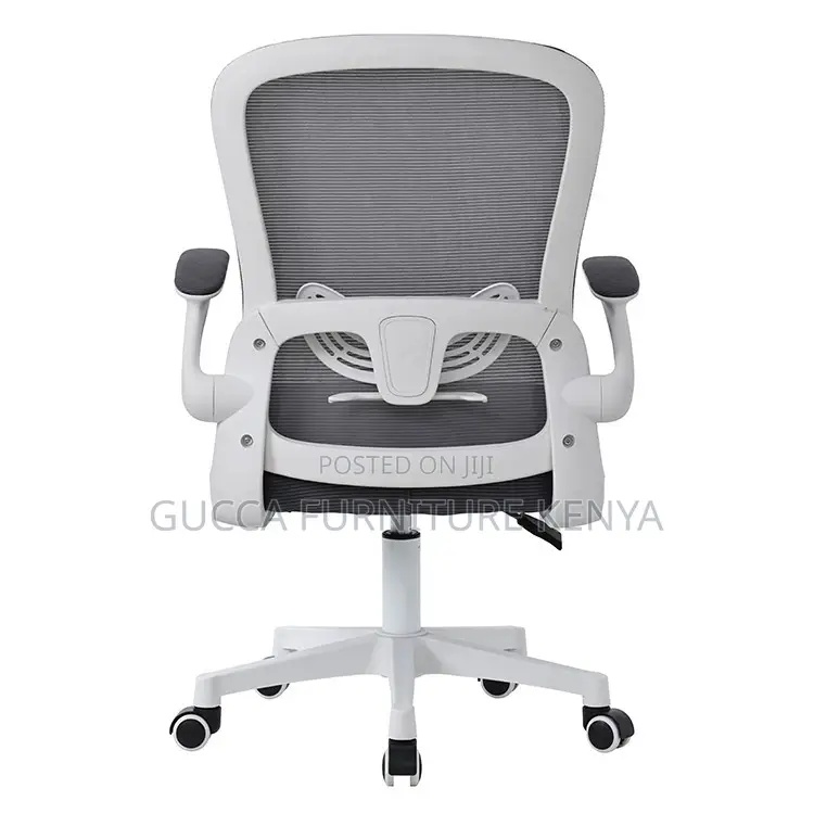 Ergonomic Mid-back Mesh Chair With Flip Arms