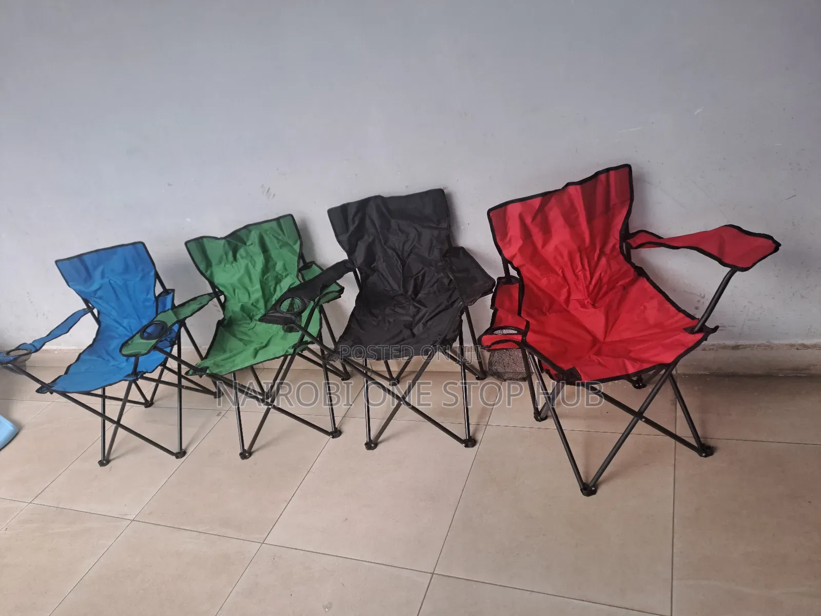 Foldable Camping Chair With Cup Holder