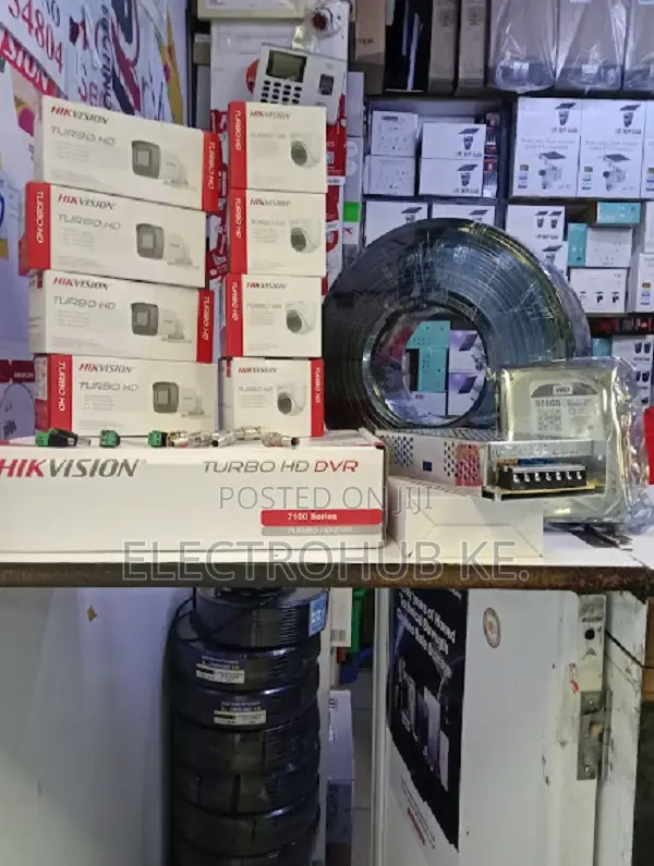 1080p Full Kit 8 Channel Hikvision 8pc Ir 2mp Dome/Bullets Cameras New