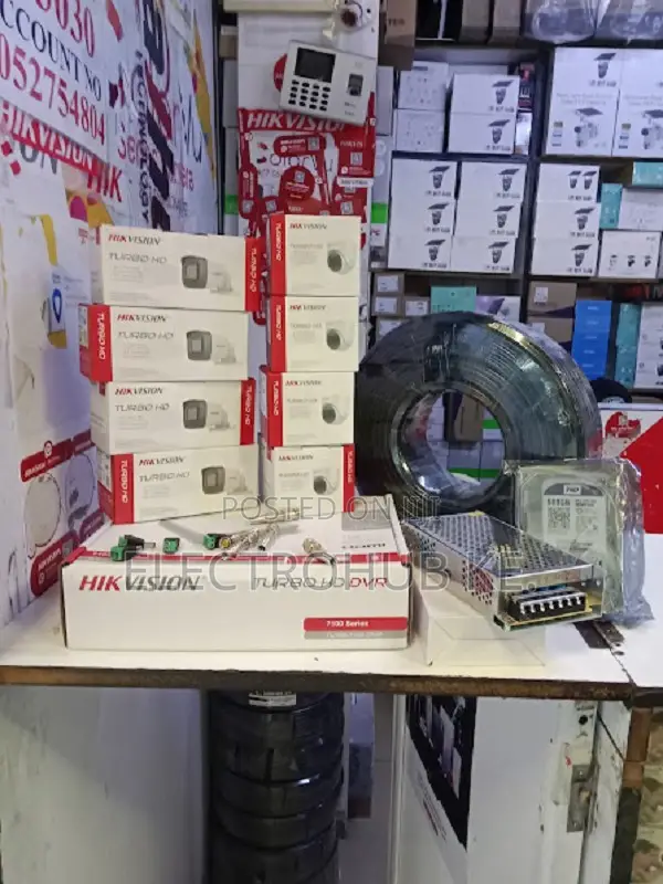 2mp Hikvision 8 Channels 8 Cameras 1080p Cctv Set Hikvision
