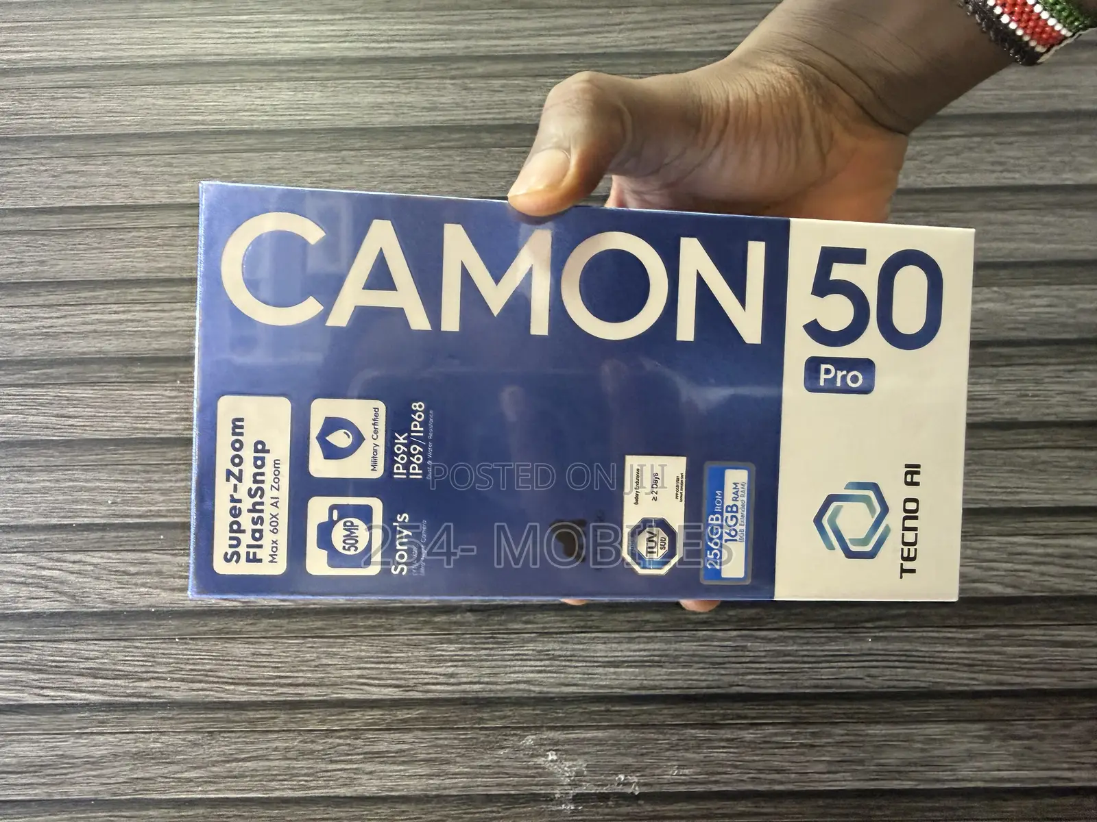 New Tecno Camon 50 Pro 256 GB Black