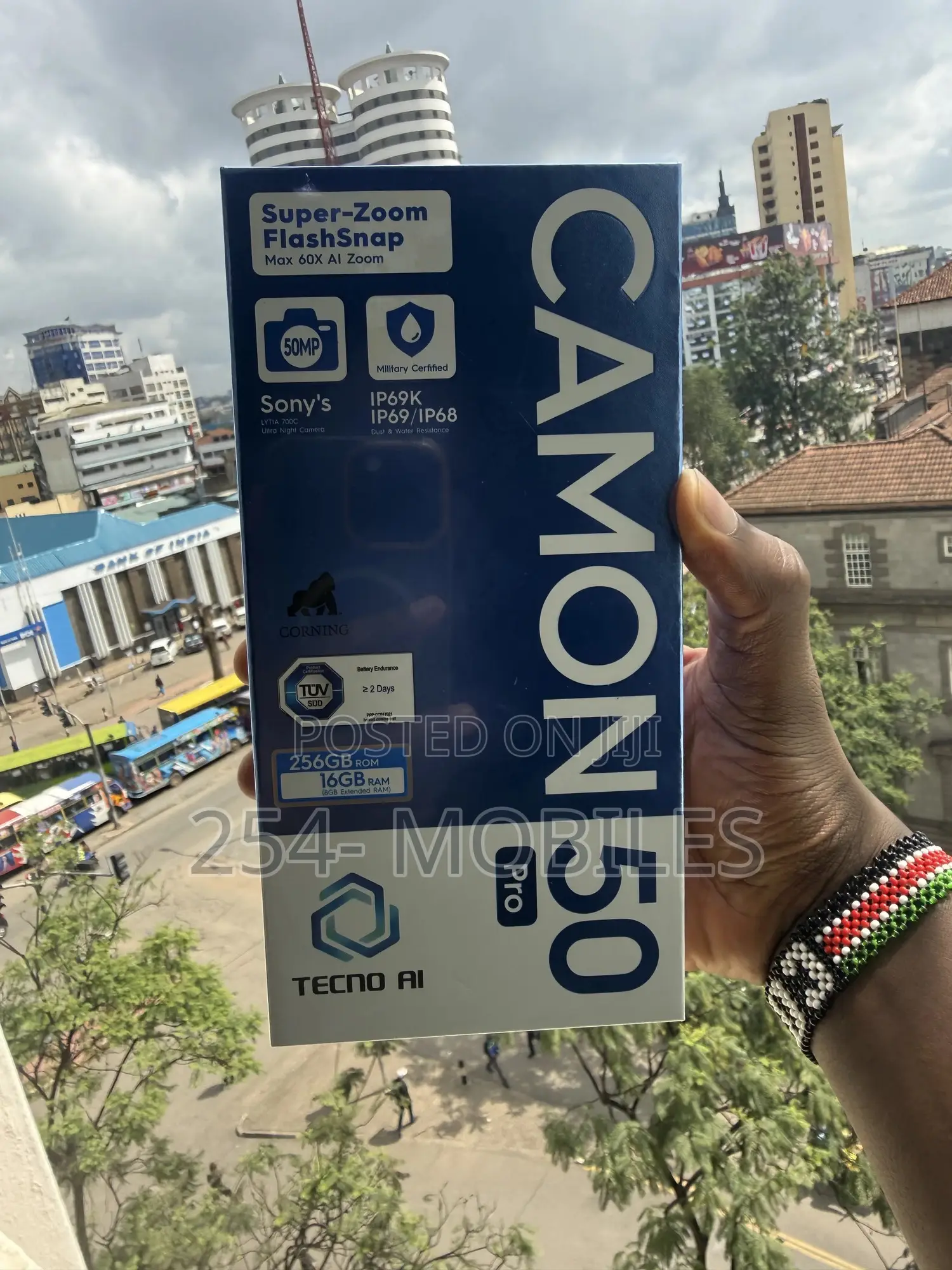 New Tecno Camon 50 Pro 256 GB Black