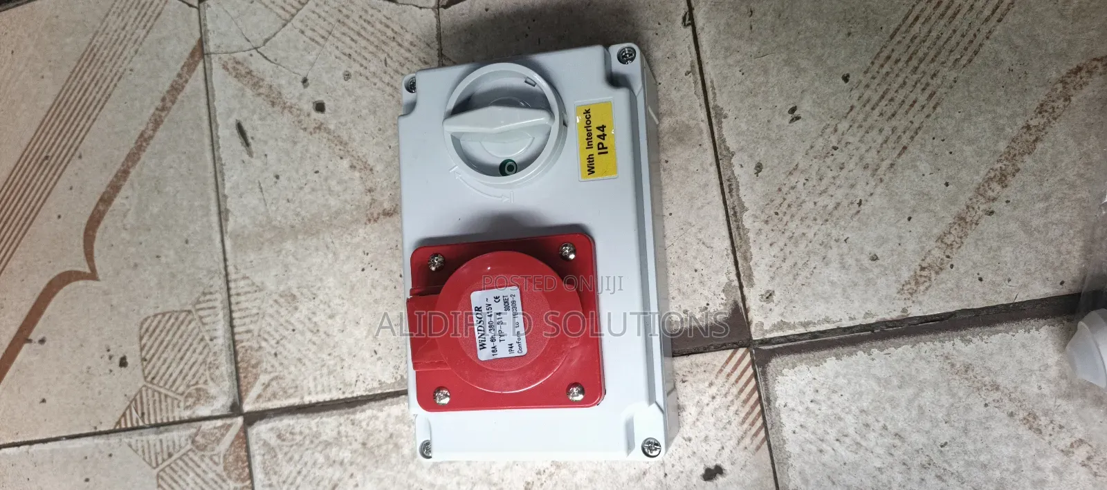 16a Interlock Industrial Socket