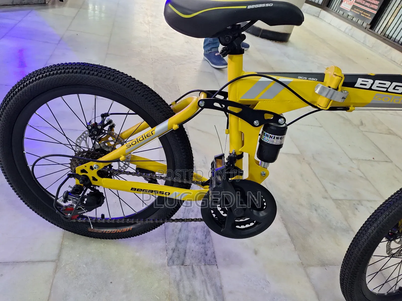 Begasso Foldable Mountain Bike- Size 20.