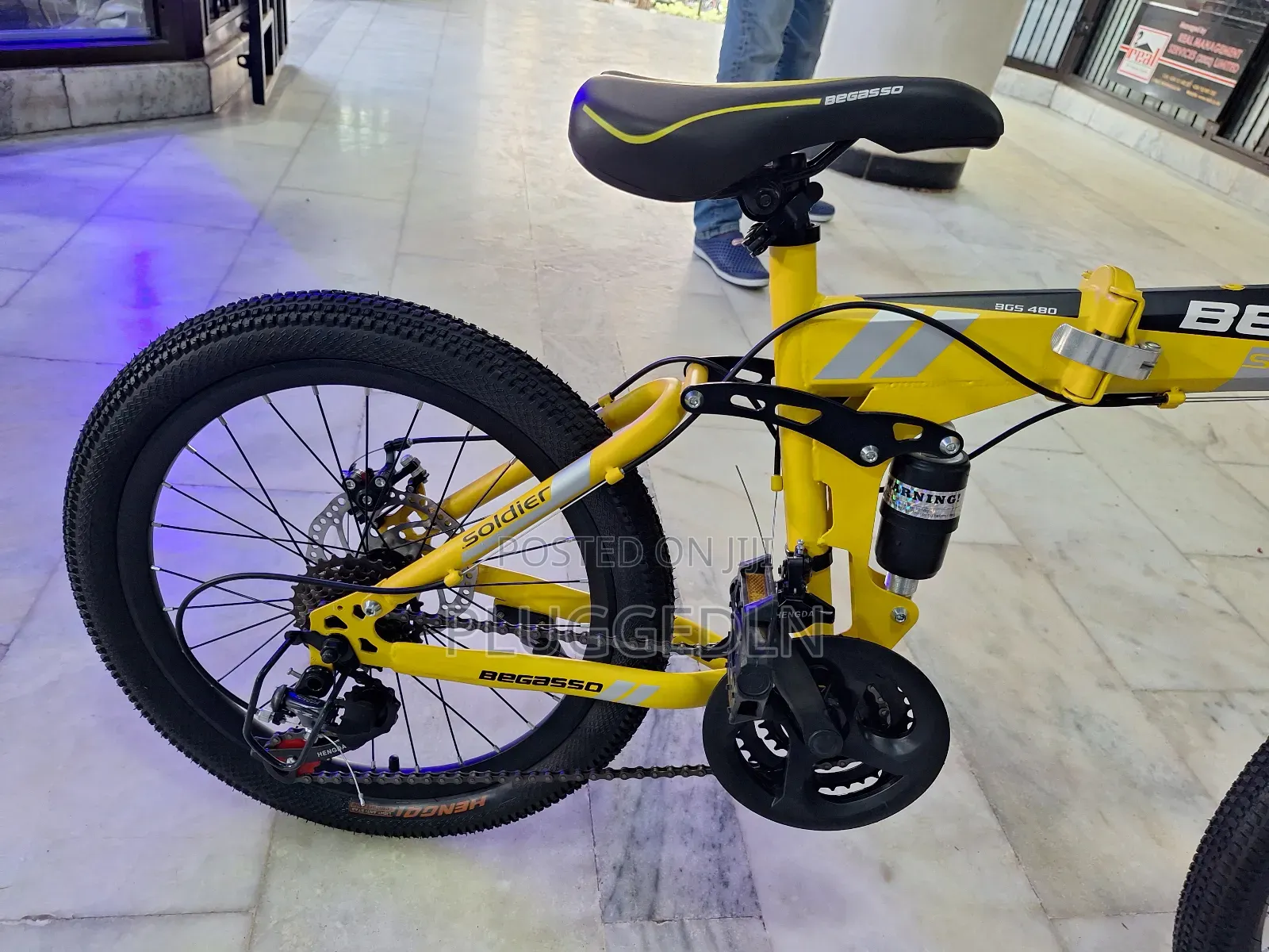 Begasso Foldable Mountain Bike- Size 20.