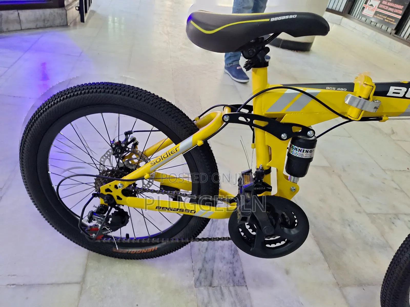 Begasso Foldable Mountain Bike- Size 20.