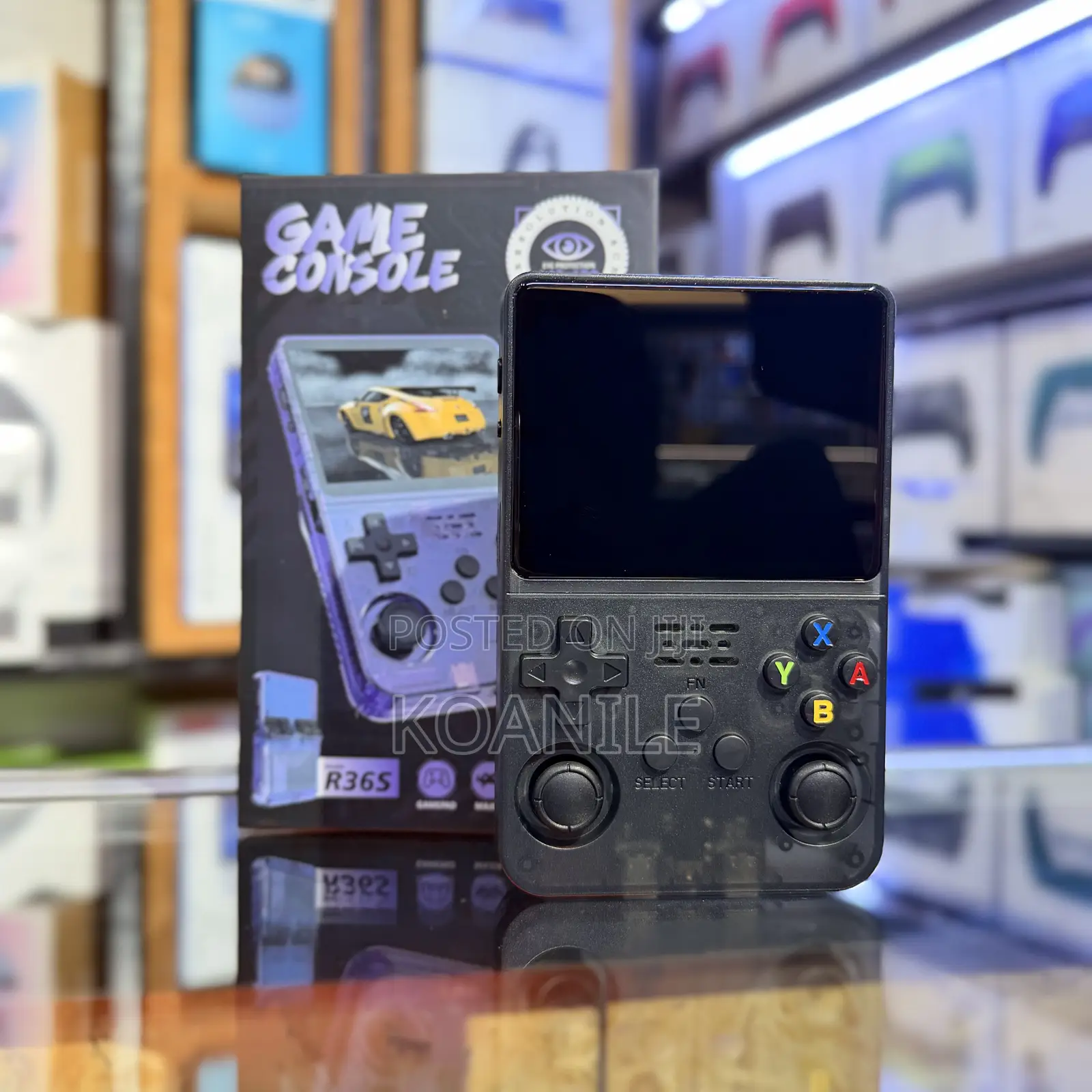 R36s Handheld Gaming Console!! R36s Retro Gaming Console - Black