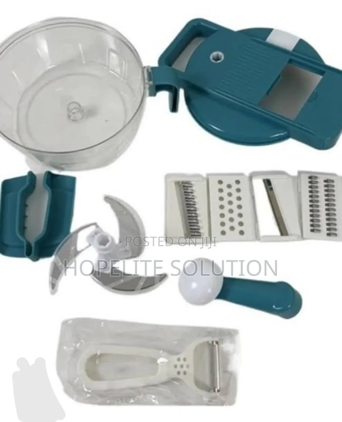 Manual Food Processor Chopper Grater With Peeler
