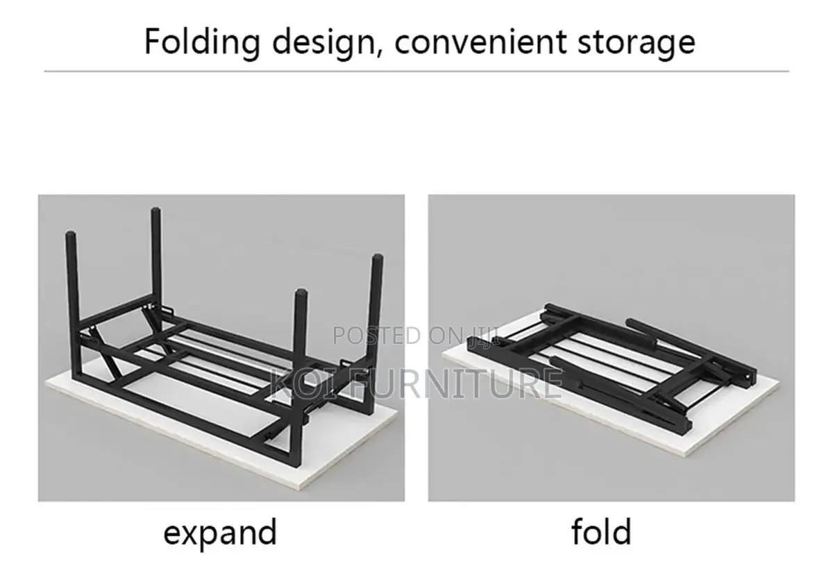 Office Desk : Multi-Purpose 1.4m Foldable Study Office Table