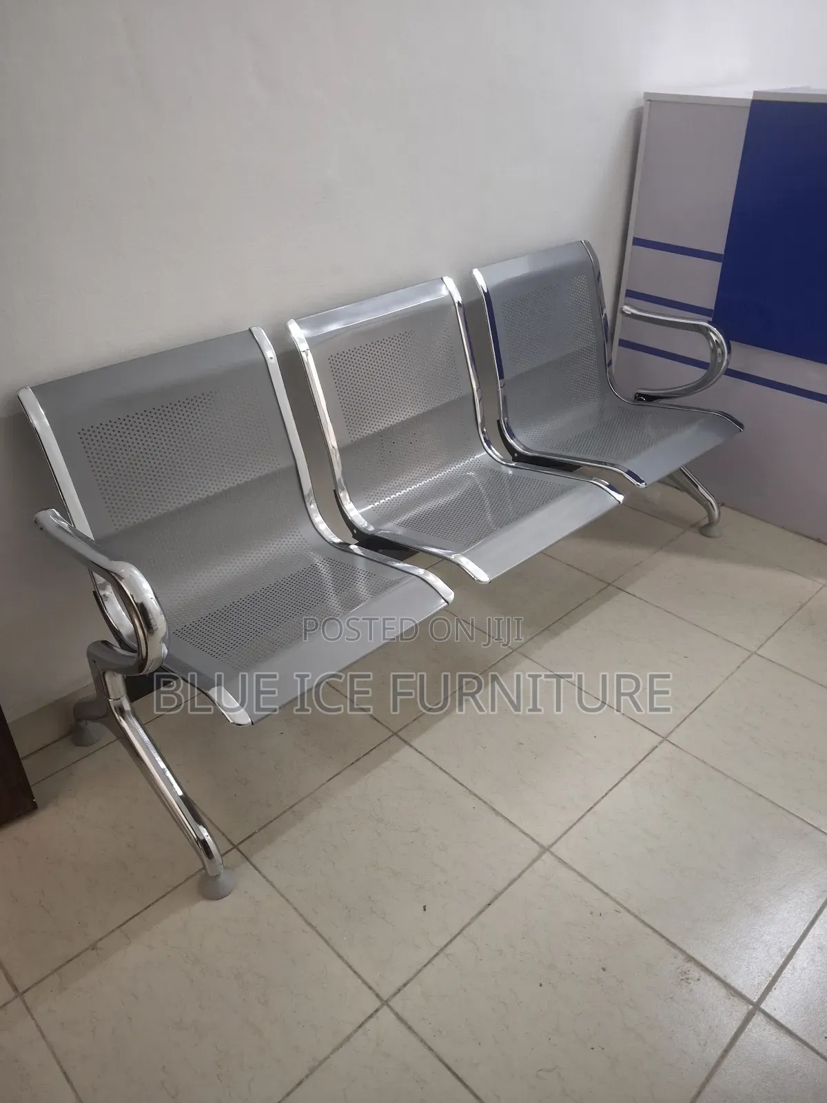 Silver Link Waiting Office Chair