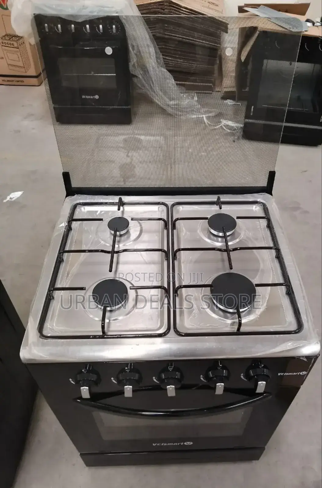 50×55 Volsmart Full Gas Jet Standing Electric Cooker