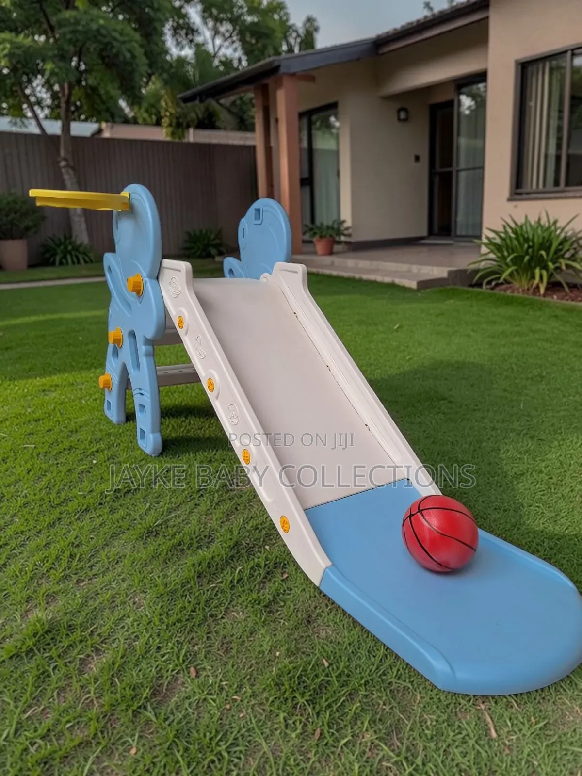 Kids Indoor Slide With Basketball Hoop – Fun Active Play