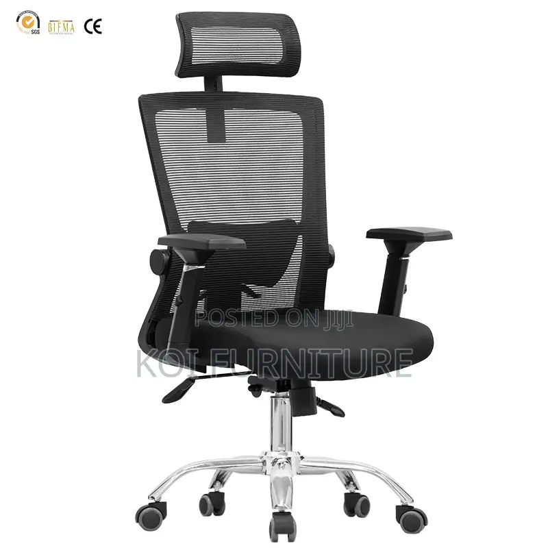 Office Chair : Ergonomic High Back Mesh Office Chair -Adjustable