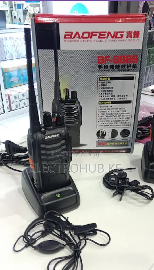 1 Pair (2pcs) Security Baofeng Bf-888s Walkie Talkie
