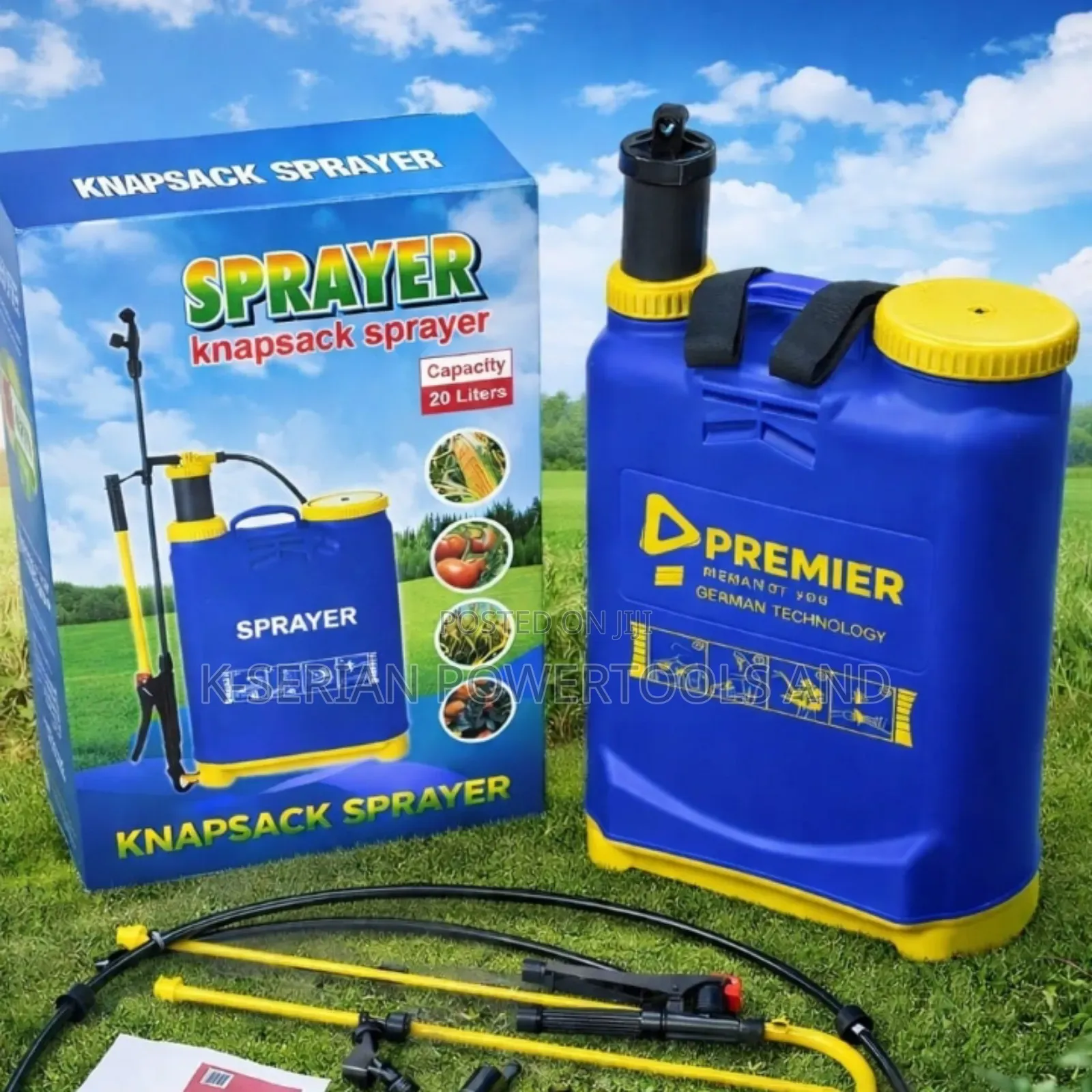 Premier 20l Knapsack Sprayer/20l Livestock, Garden Sprayer
