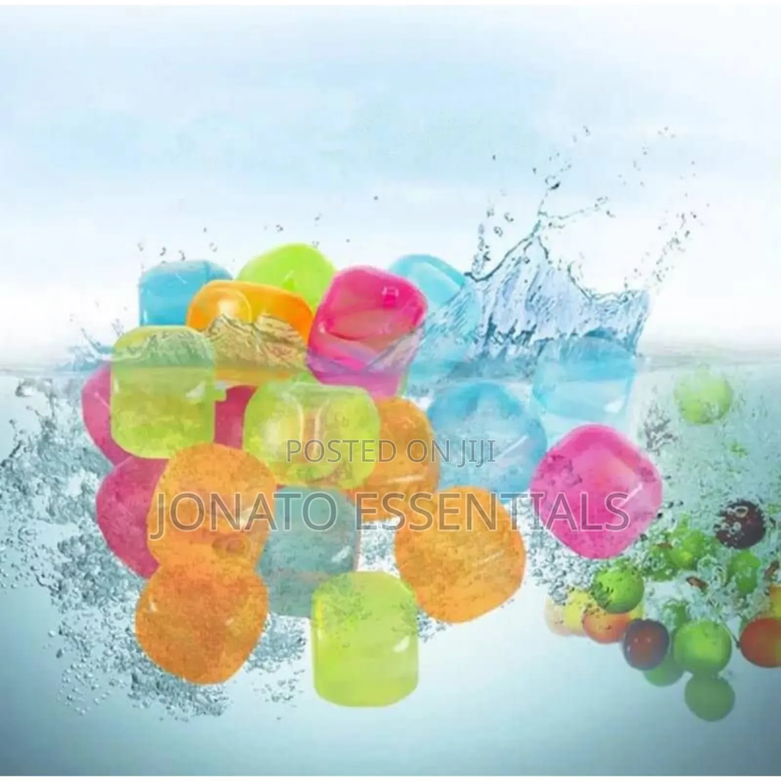 Reusable Ice Cubes 20pcs Pack - Non-Diluting Cold Drink Chillers