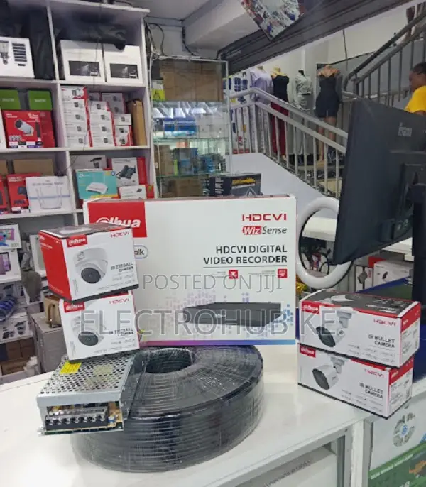 2mp Ir Dahua 4 Cctv Surveillance Cctv Cameras Kit Full Kit