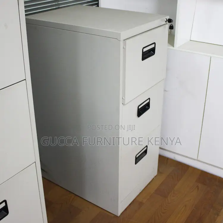 3-drawer's Metallic Filling Storage Cabinet
