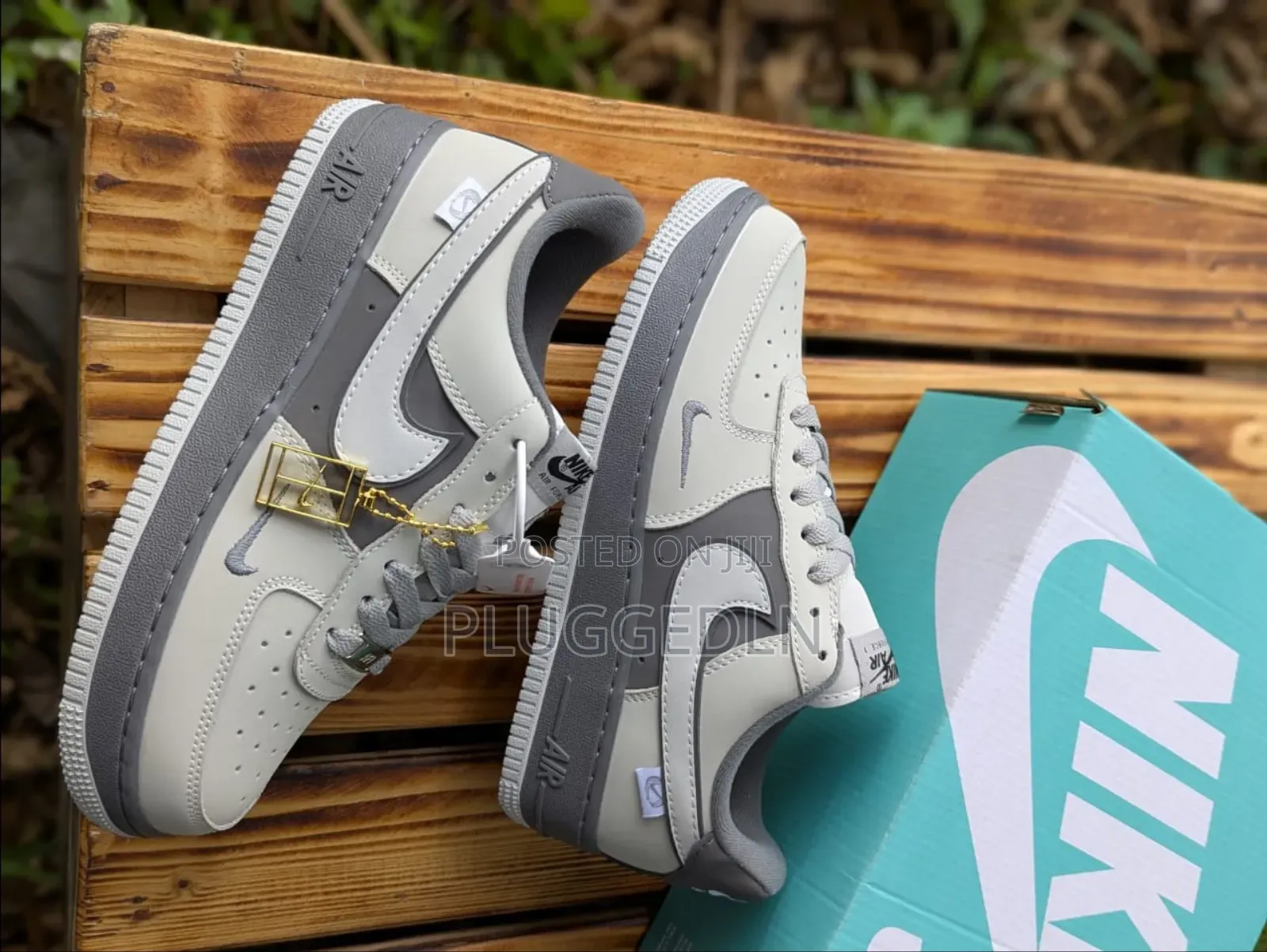 Nike Air Force 1 Low "White/Grey- 39 40 41