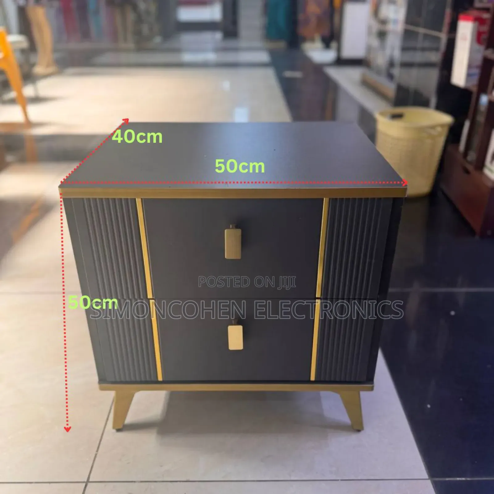 Night Stand With 2 Drawers/Bedside Table