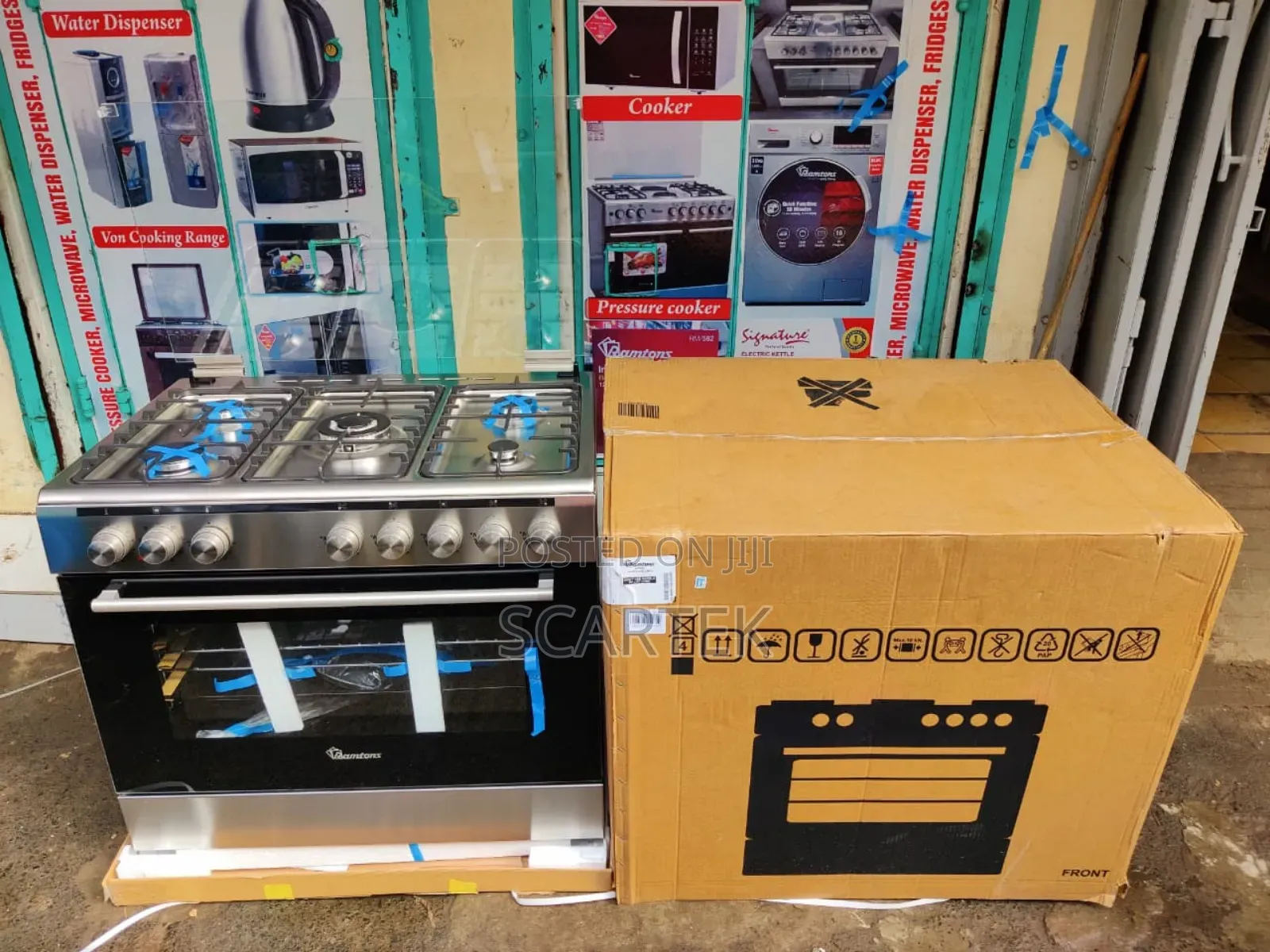 Ramtons 5 Gas Inox Cooker