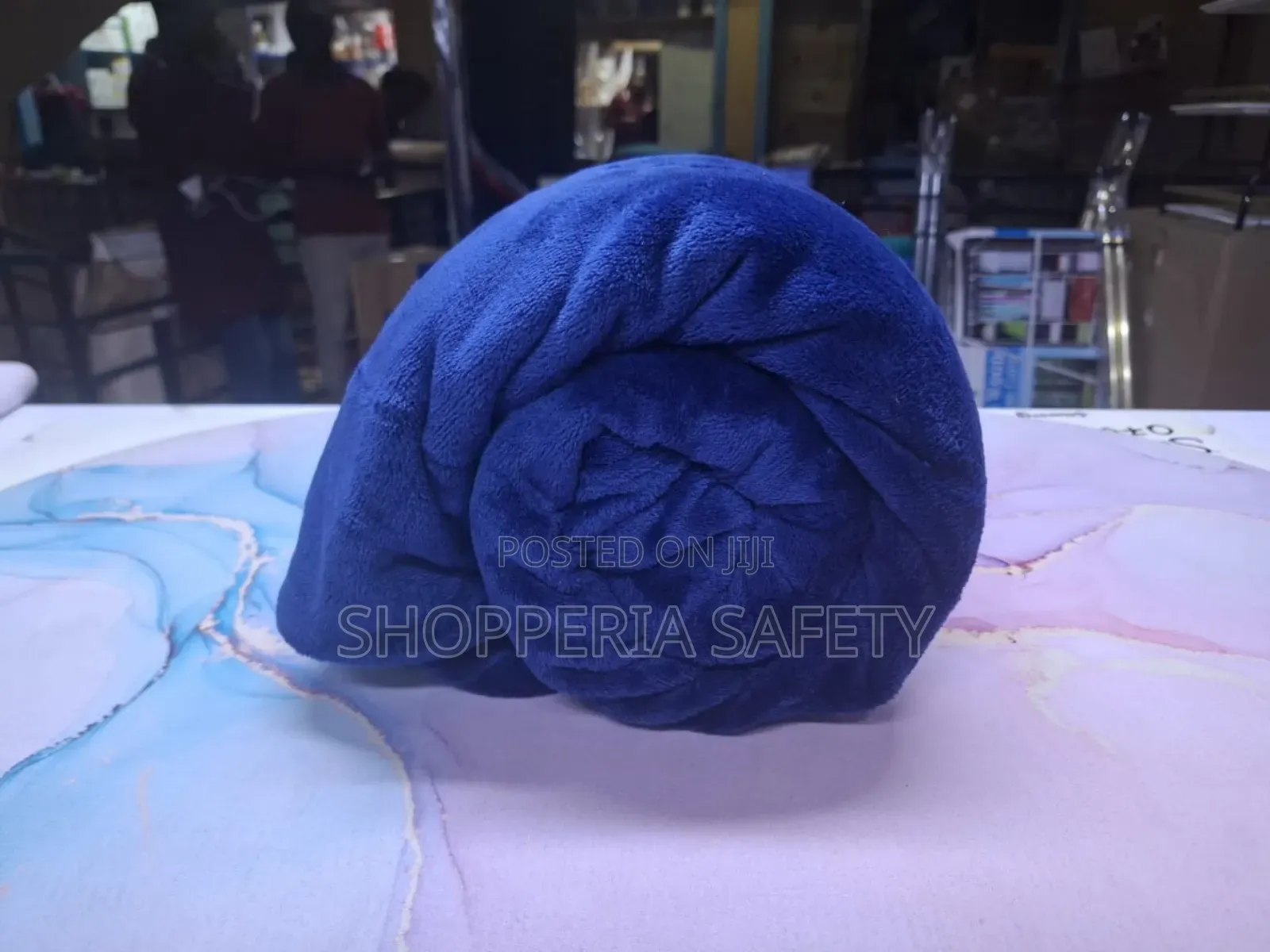 Blue Fleece Blanket
