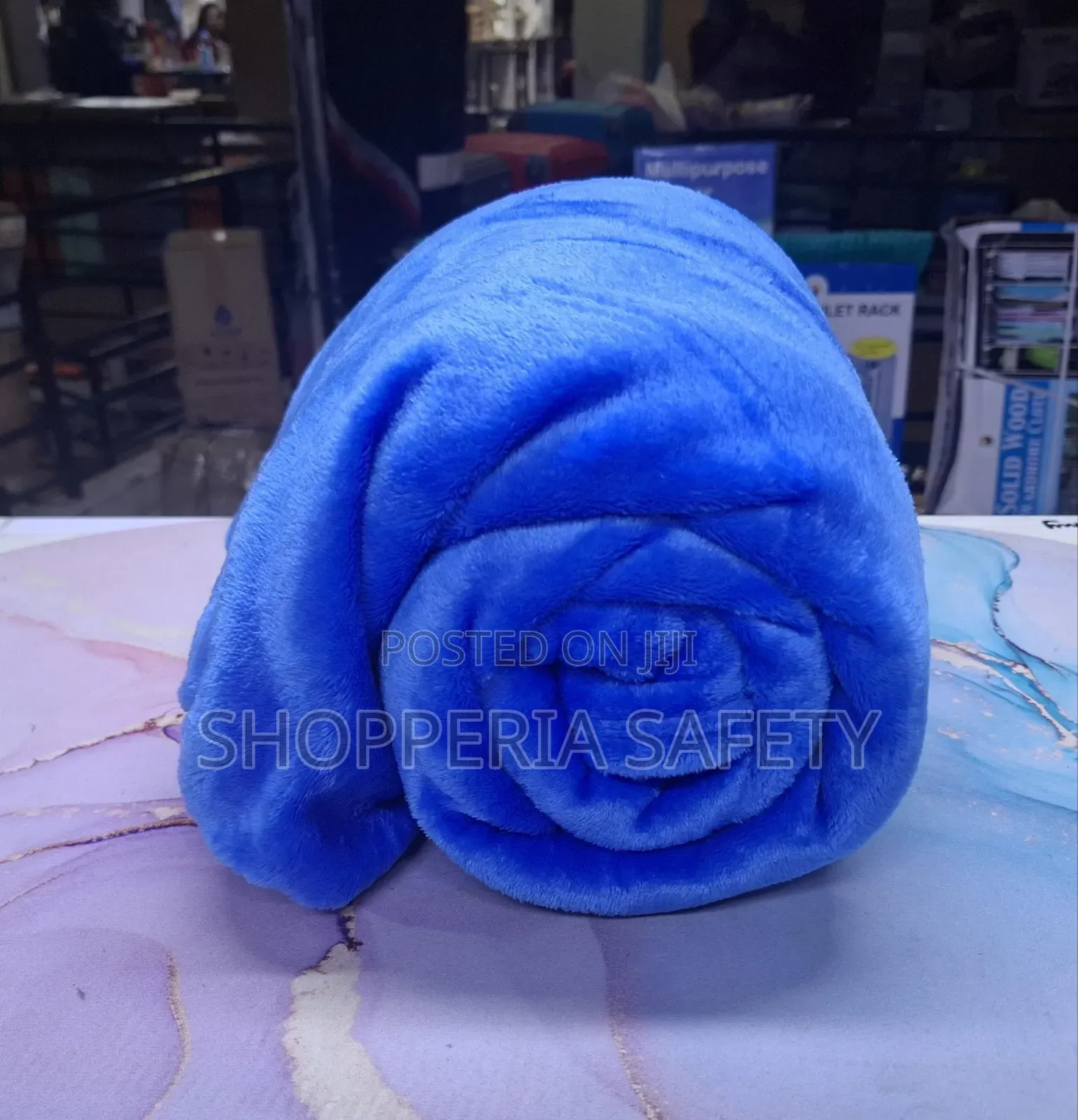 Blue Fleece Blanket