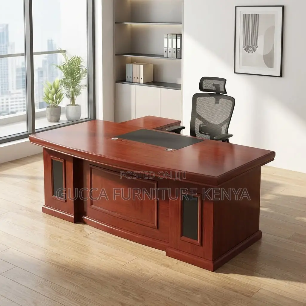 Executive 180cm L-shaped Office Boss Table