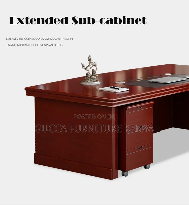 Executive 180cm L-shaped Office Boss Table