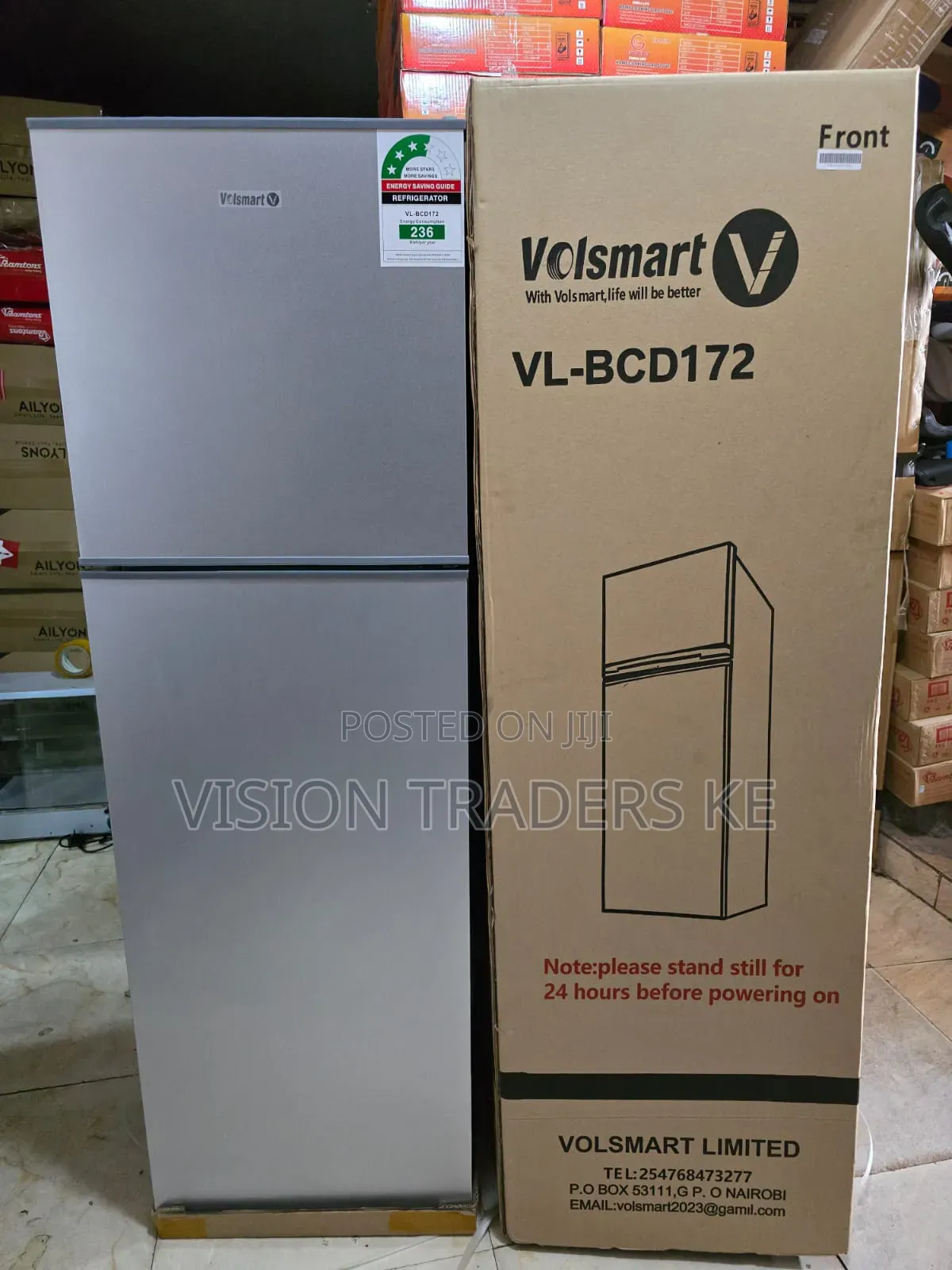 Volsmart 172ltrs Double Door Refrigerator