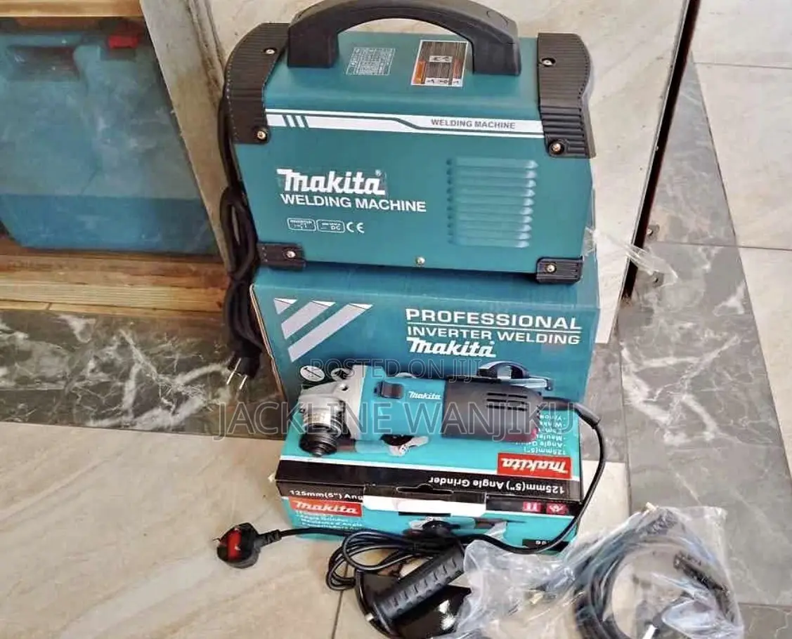 Makita Welding Machine + Makita Angle Grinder 4 Inches/ 500ah Welding