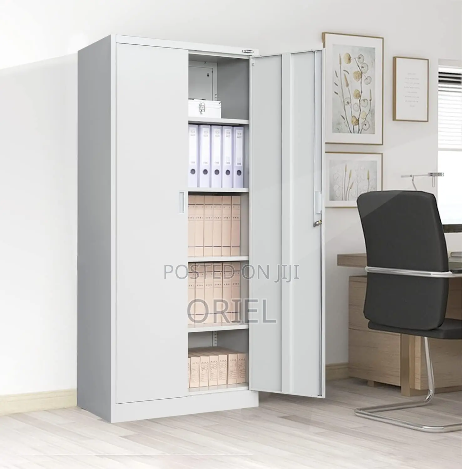 Modern Office Cabinet : 2-Door Steel Filing Office Cabinet