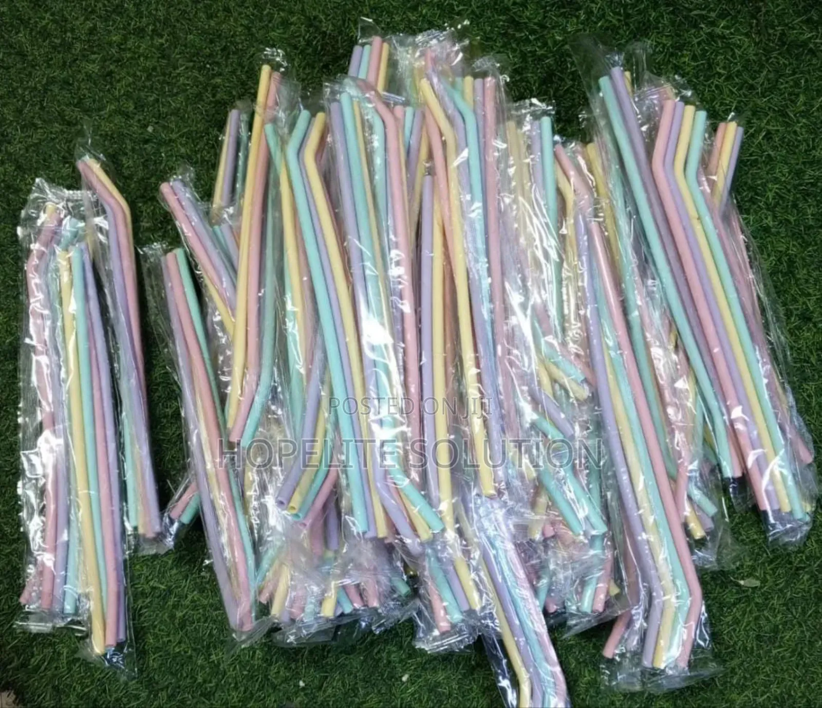 Reusable Silicone Straws 29cm Long Enough 
Easy to Use Eco Friendly