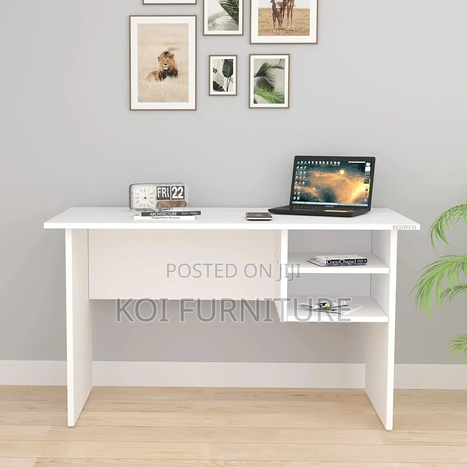 Office Desk : Modern 1 Metre Home Office Desk