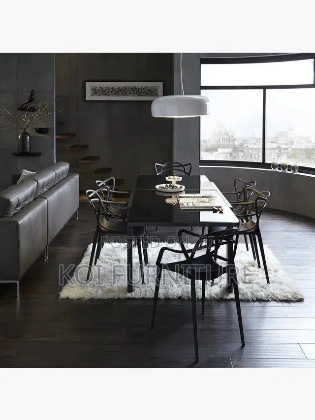 Home Chair : Entangled Modern Molded Plastic Dining Armchair