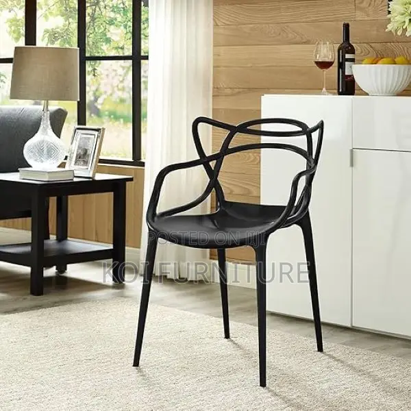 Home Chair : Entangled Modern Molded Plastic Dining Armchair