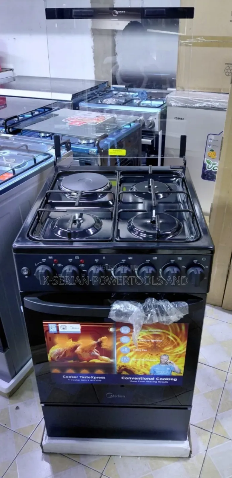 Midea 50 by 60 3g 1e Standing Cooker/Midea 50 by 60 3g 1e