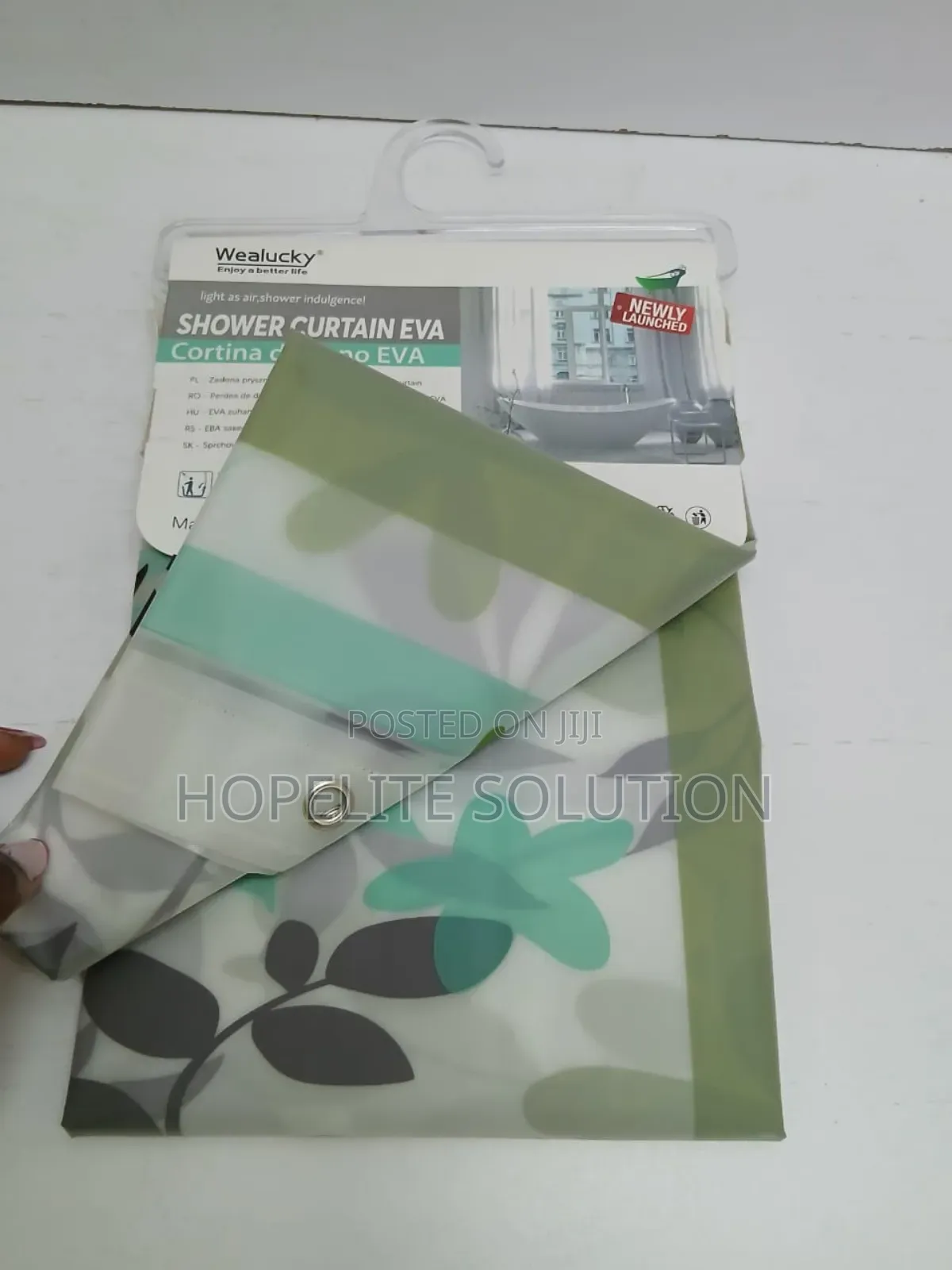 Fabric Printed Shower Curtain