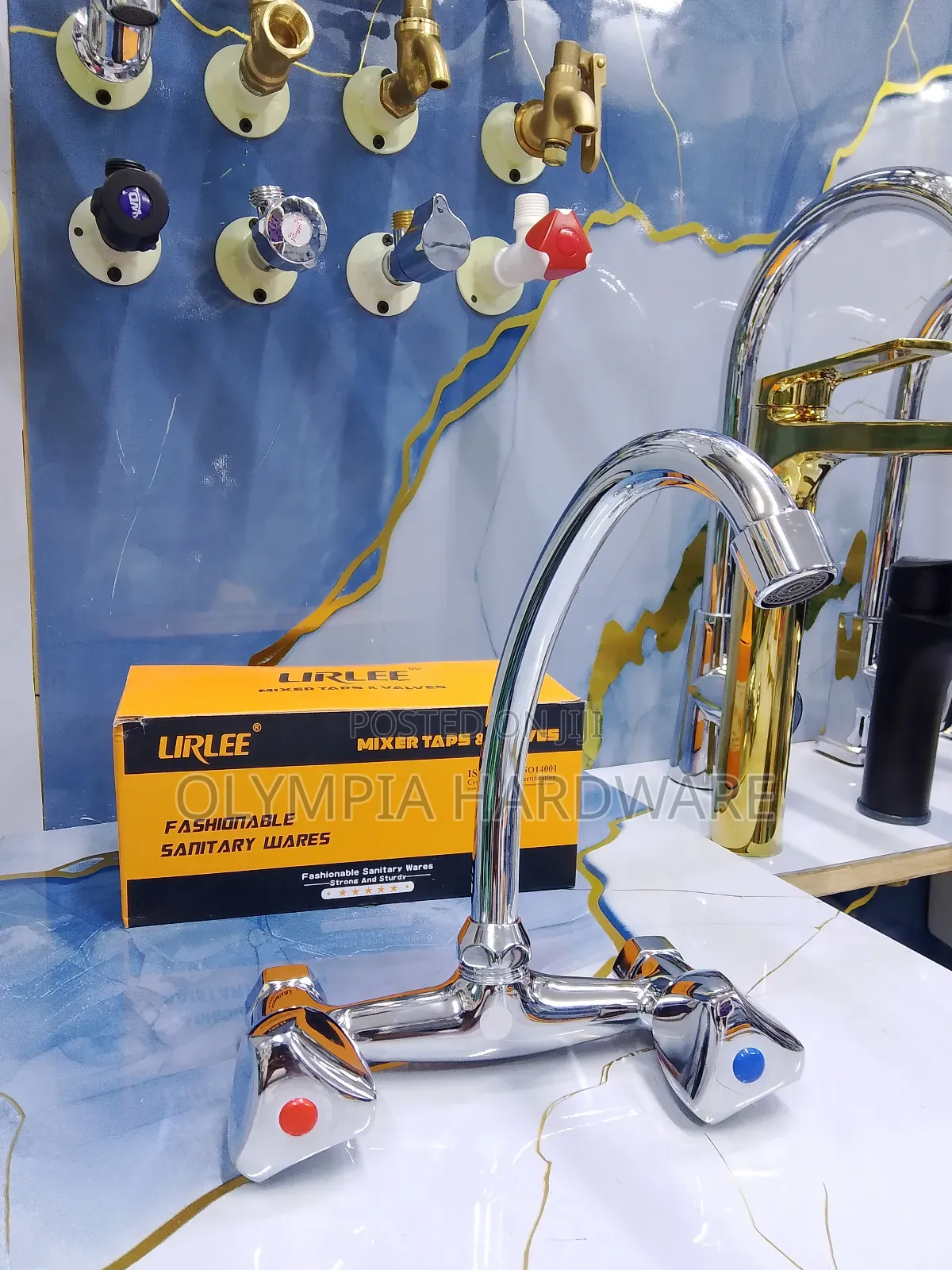 Lirlee Kitchen Mixer Faucet Silver