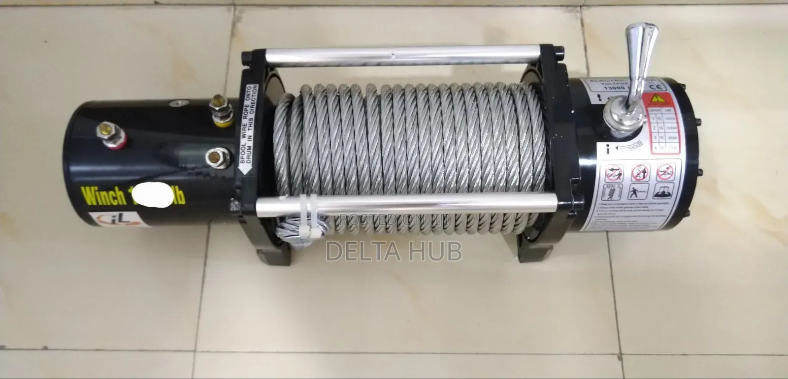 12000lb Electric Power Winch for Trailer and Truck Recovery