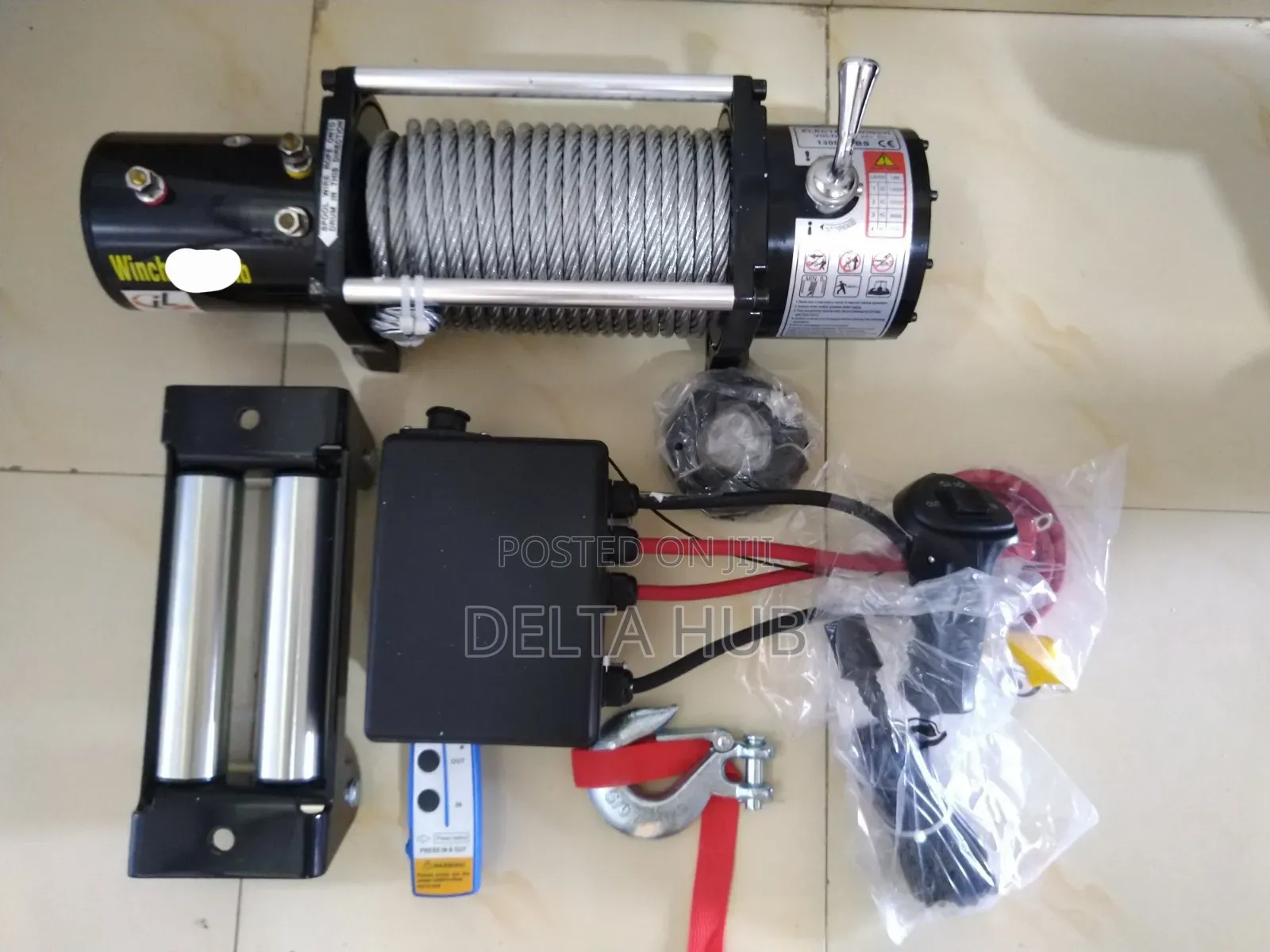 Multipurpose 12v Electric Pulling Winch For Off Road Use