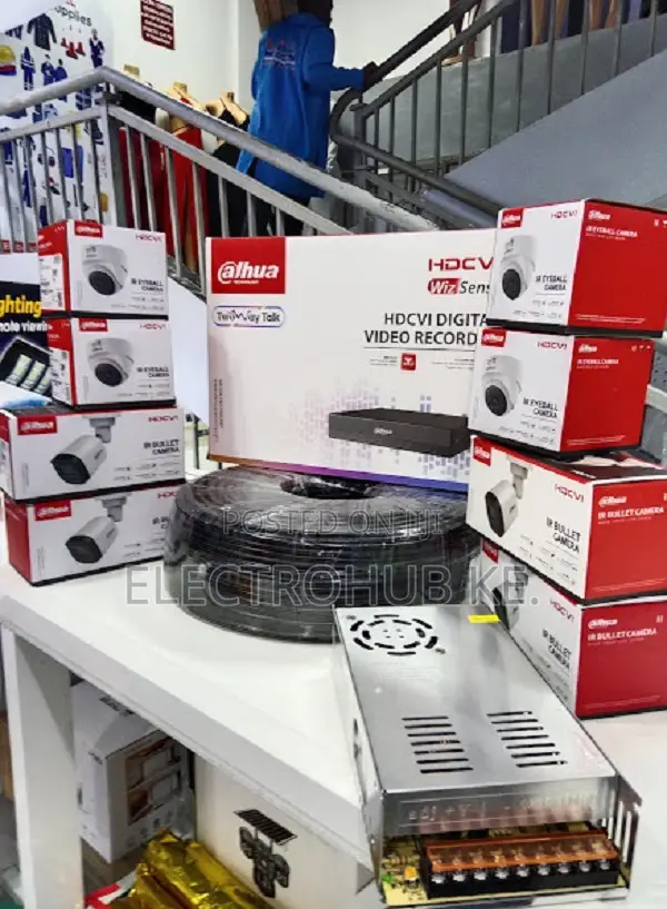 1080p Quality Dahua 8 Channel Cctv Camera Full Package