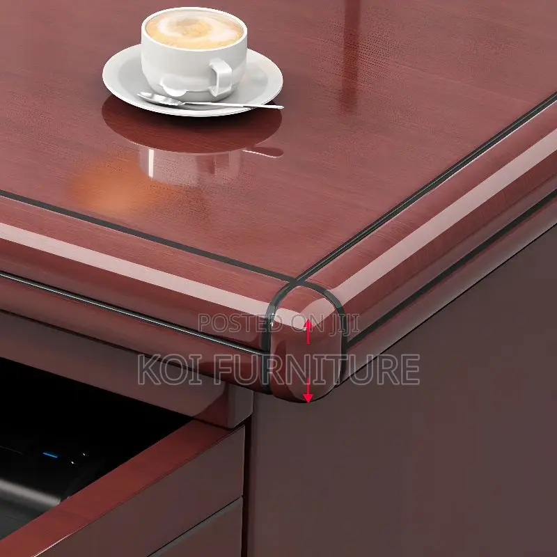 Office Desk : 1.4 Meters Executive Office Table With Keyboard Tray,