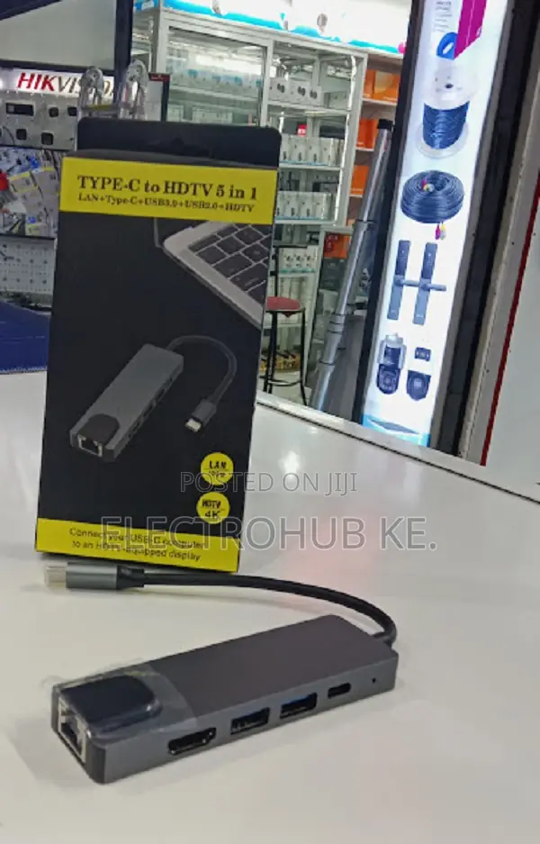 Type - C To Hdtv 5 In 1 Usb Docking Station