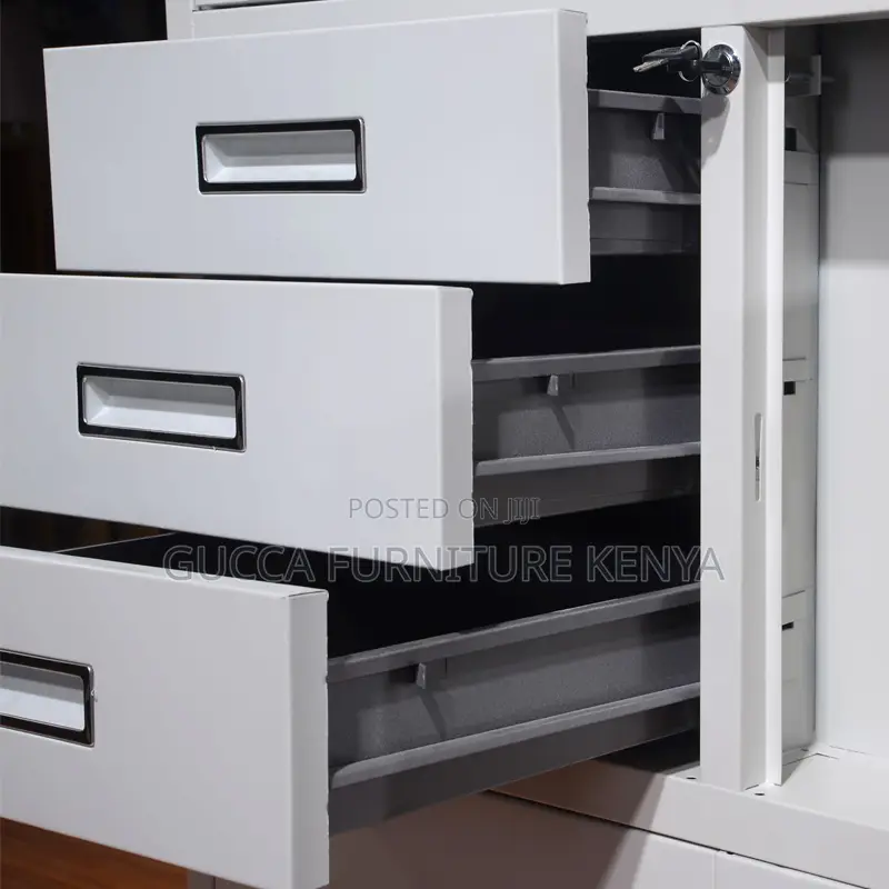 Metallic 2-door Office Filling Safe Cabinet